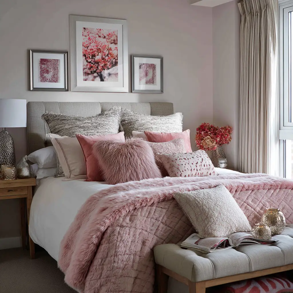 Mix Pink with Neutrals