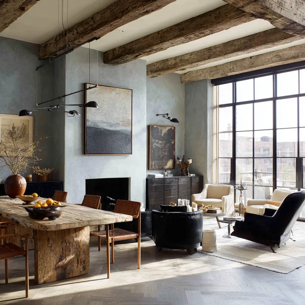 Mix Rustic with Modern Touches