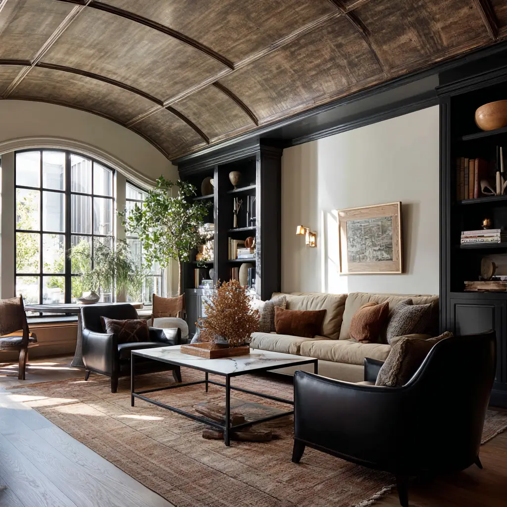 Mixed Material Ceiling