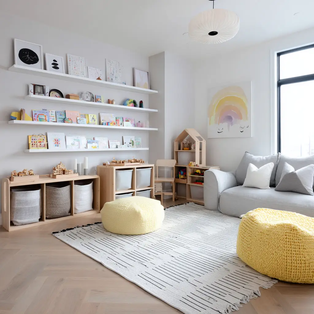 Modern Minimalist Playroom