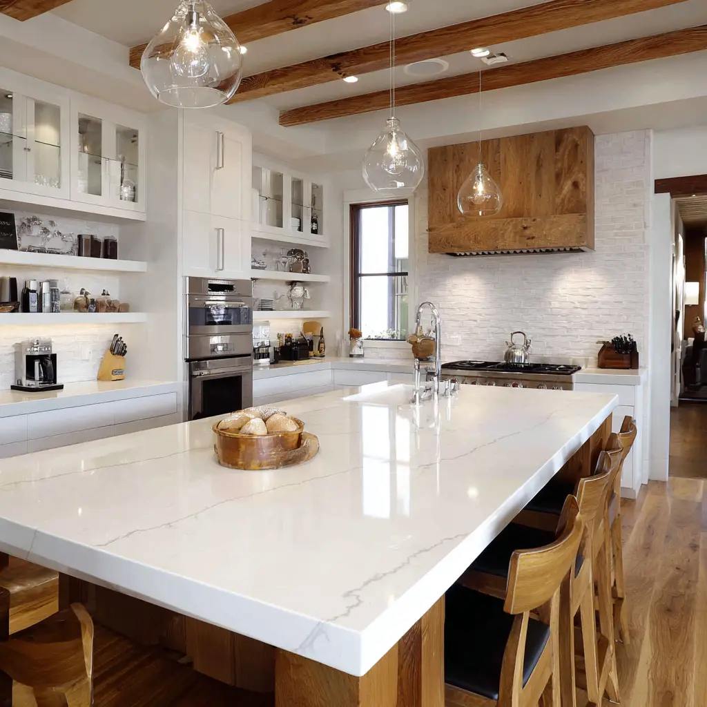 Modernize with White Countertops