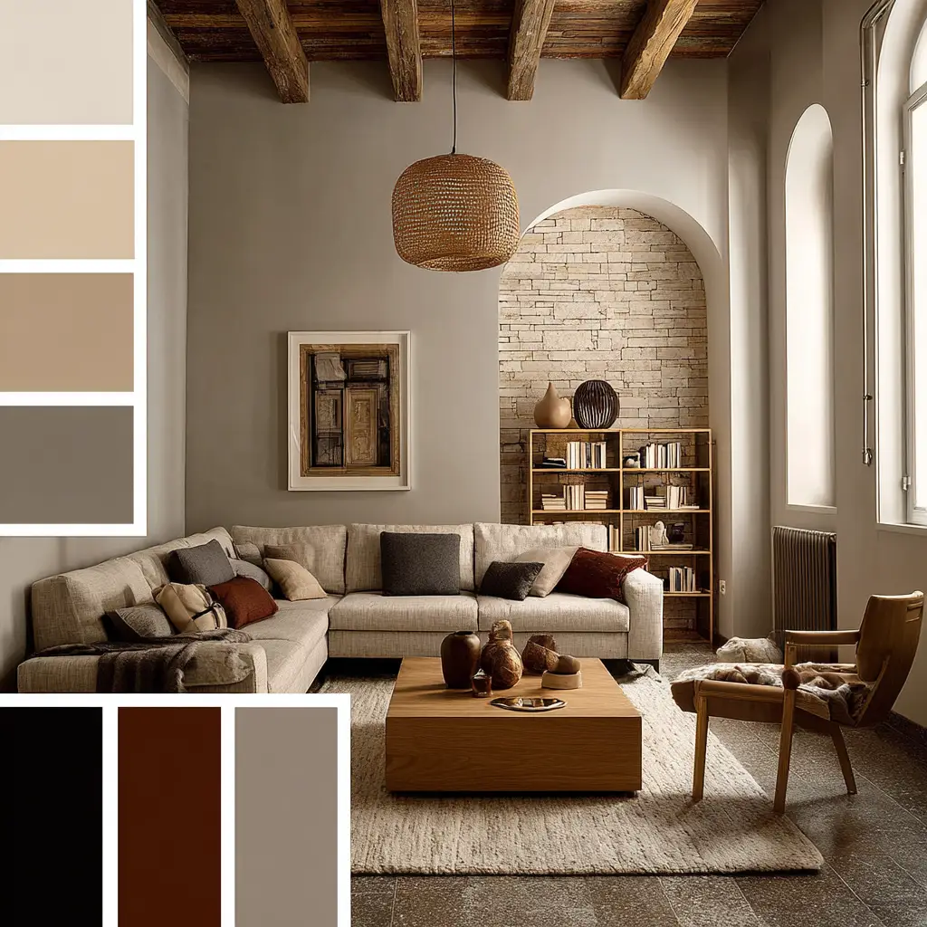 Neutral Color Palette with a Touch of Warmth