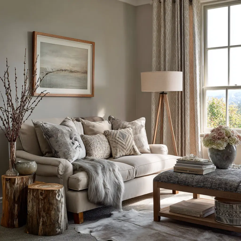 Neutral Tones with Subtle Patterns