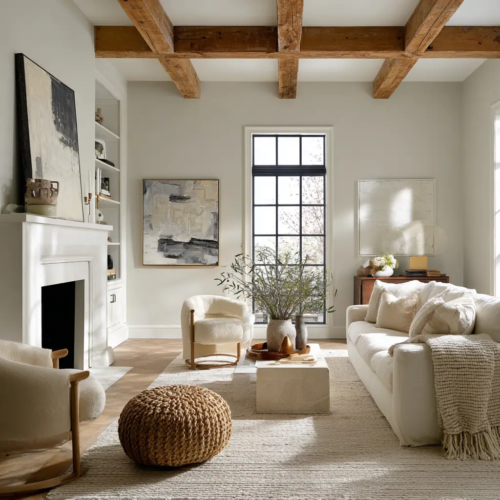 Off-White with Warm Undertones