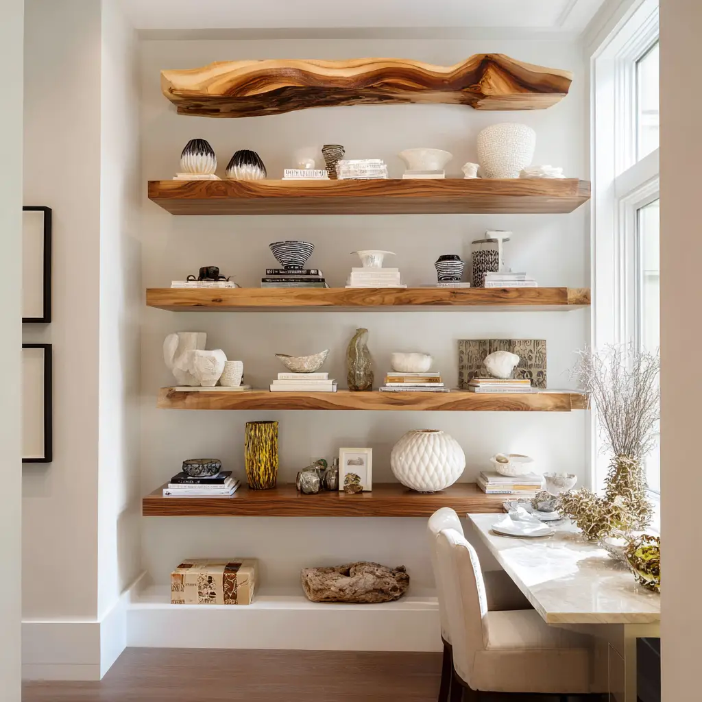 Open Shelving for a Modern Look