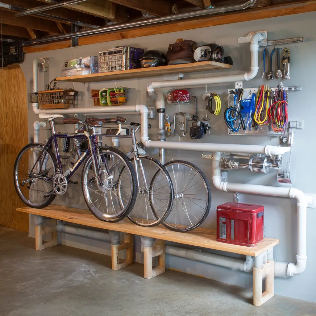 PVC Pipe Chair Rack