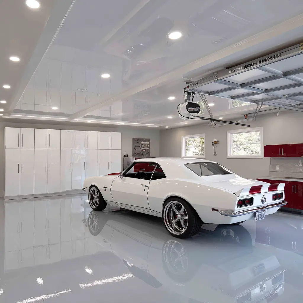 Painted Ceiling for a Clean Look