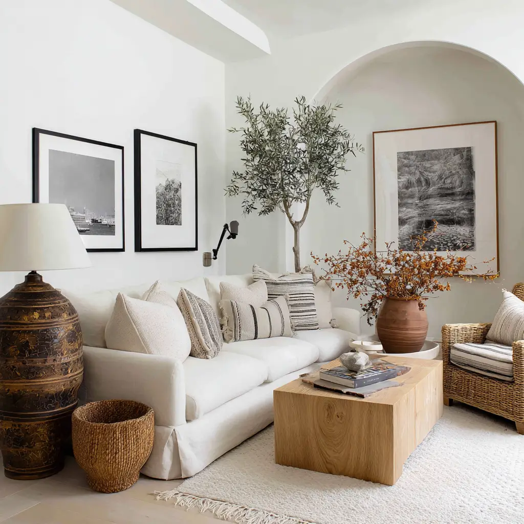 Pair with White Walls