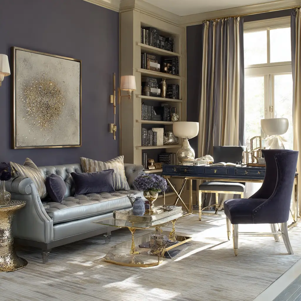 Play with Metallic Accents