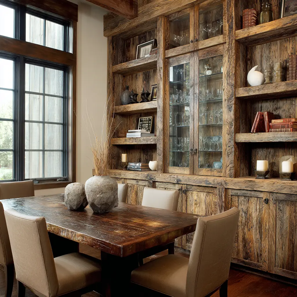 Reclaimed Wood Cabinets