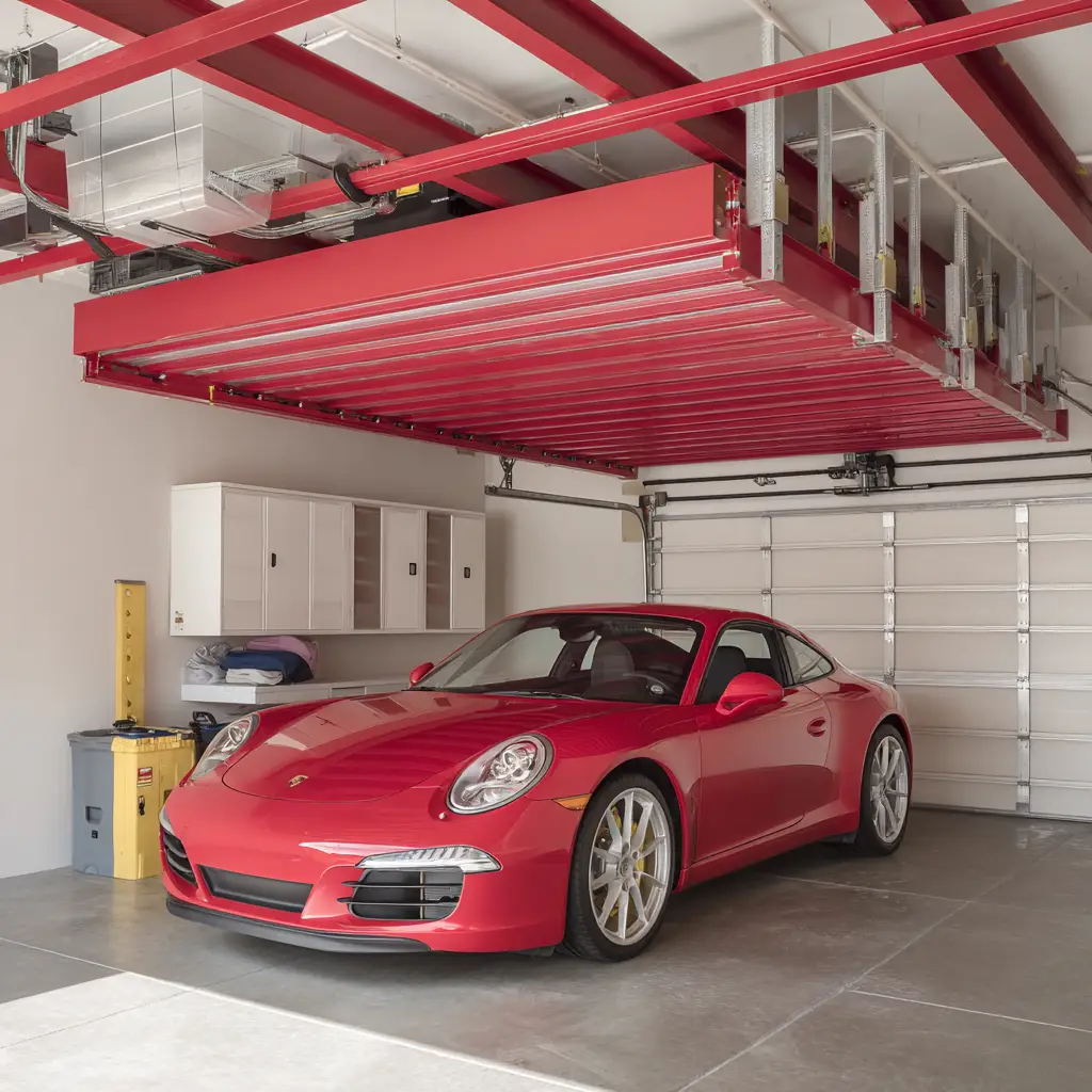 Retractable Ceiling Storage System