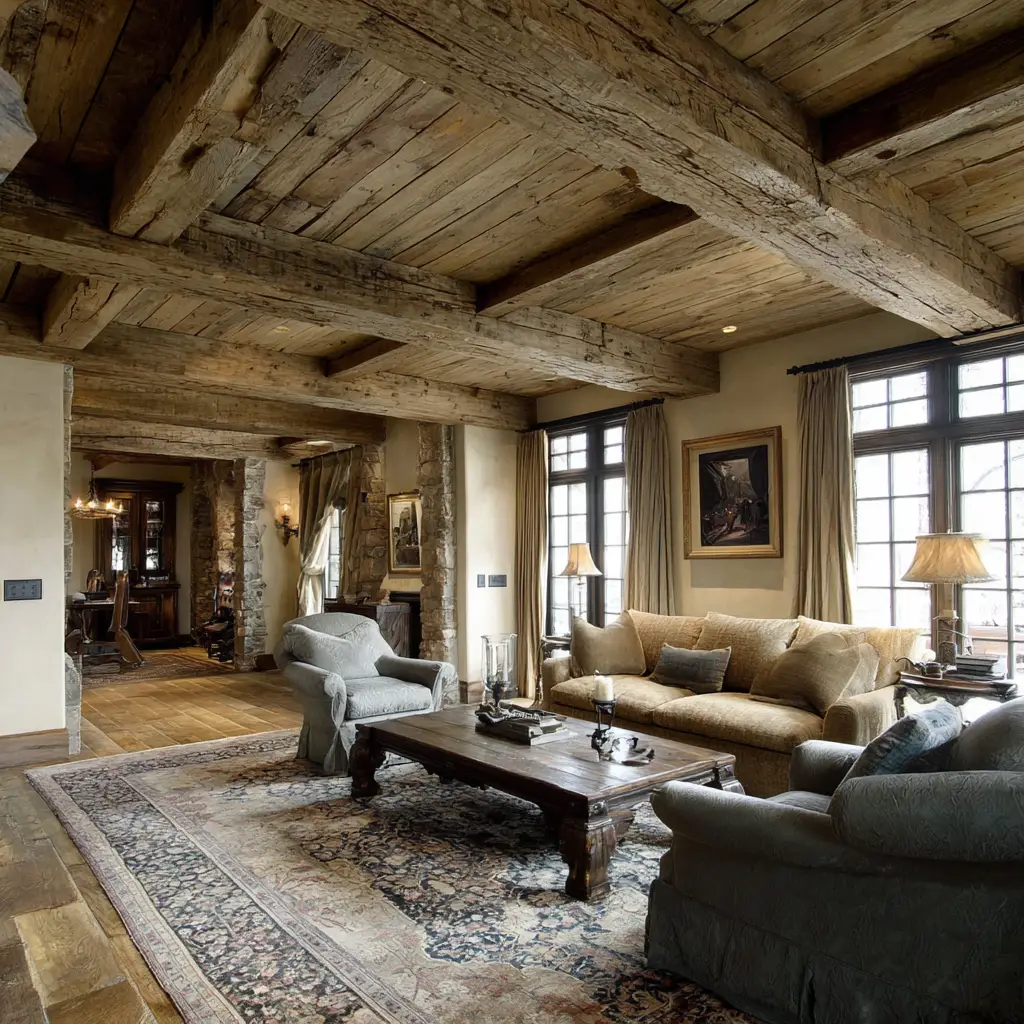 Rustic Wood Beams