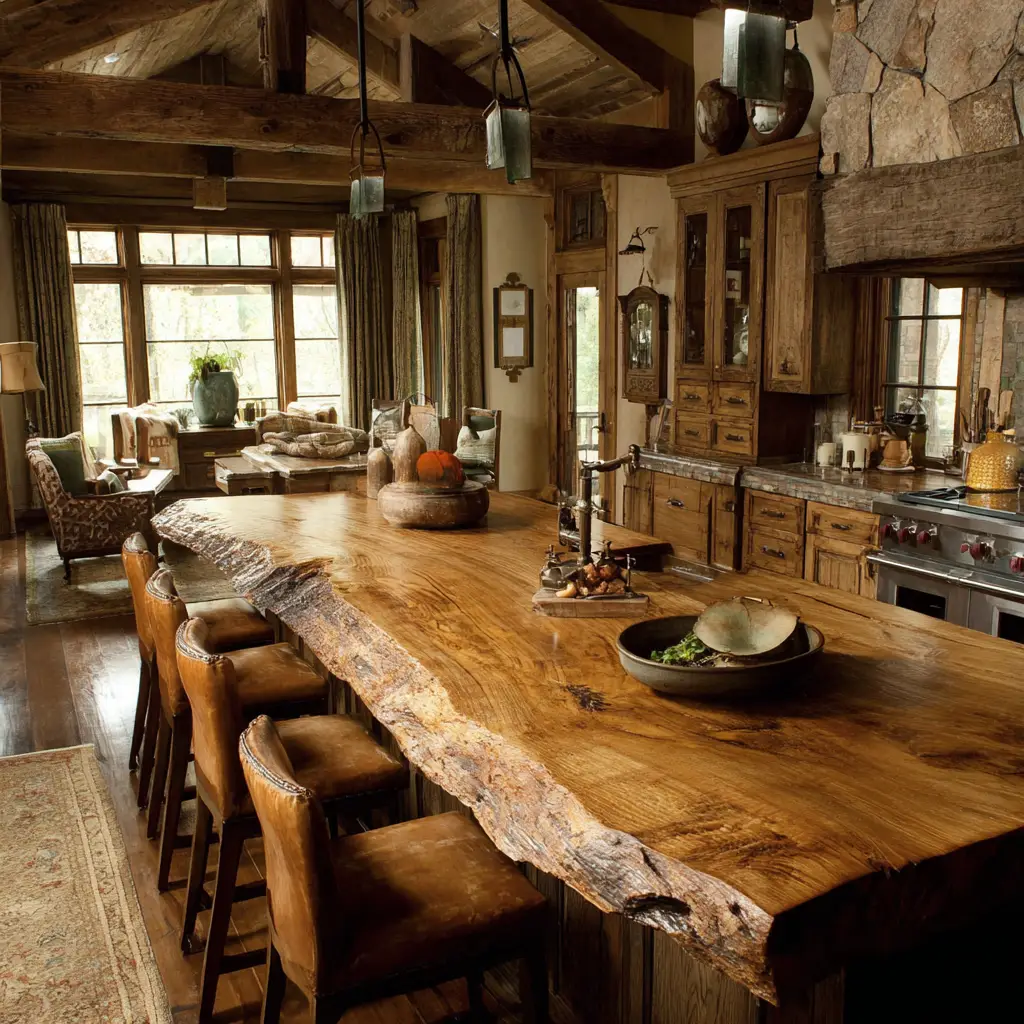 Rustic Wood Countertops