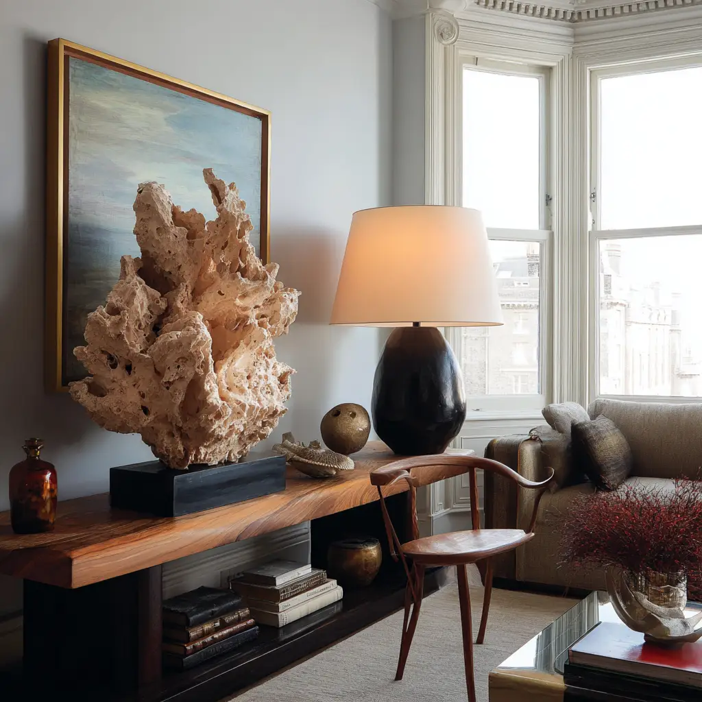 Sculptural Statement Lamp