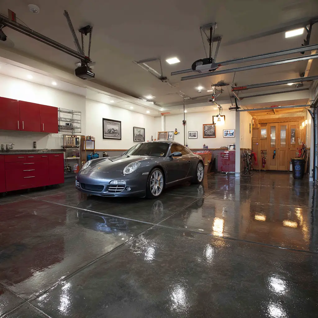 Sealed Concrete with Anti-Slip Sealer