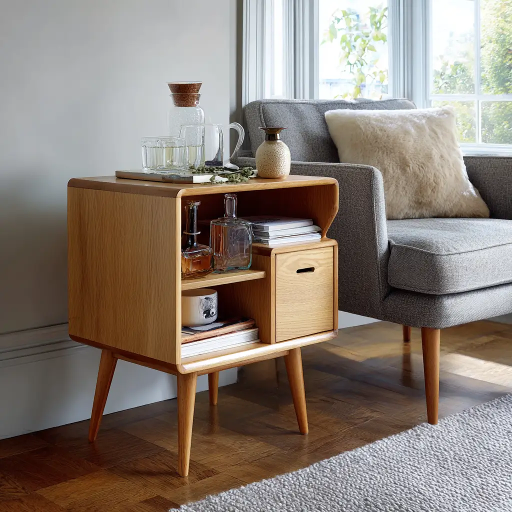 Side Tables with Storage