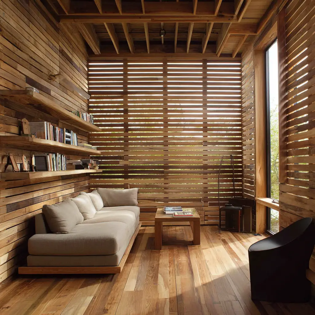 Slatted Wood Design