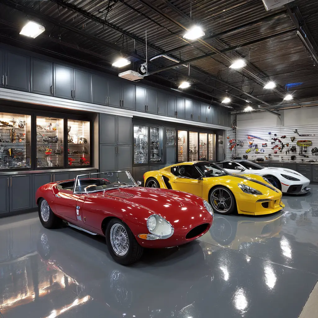 Sports Car Display Wall
