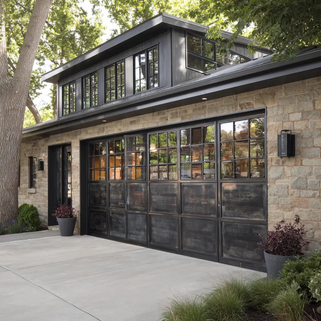 Steel Garage Doors with Windows