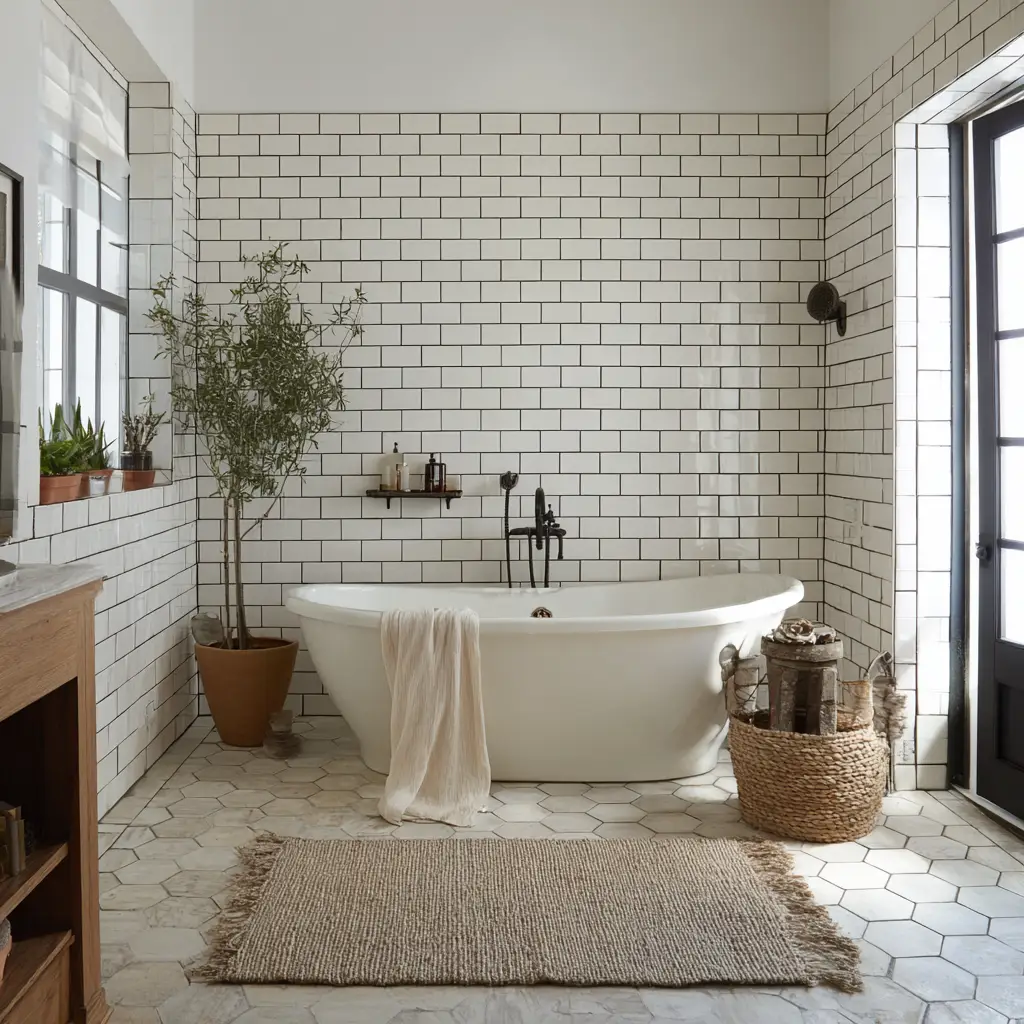 Subway Tile Walls