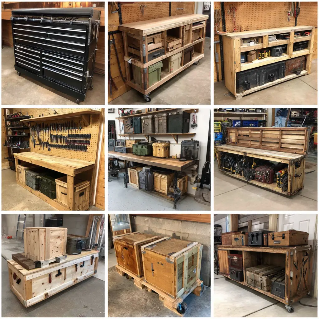 Tool Crates or Wooden Boxes