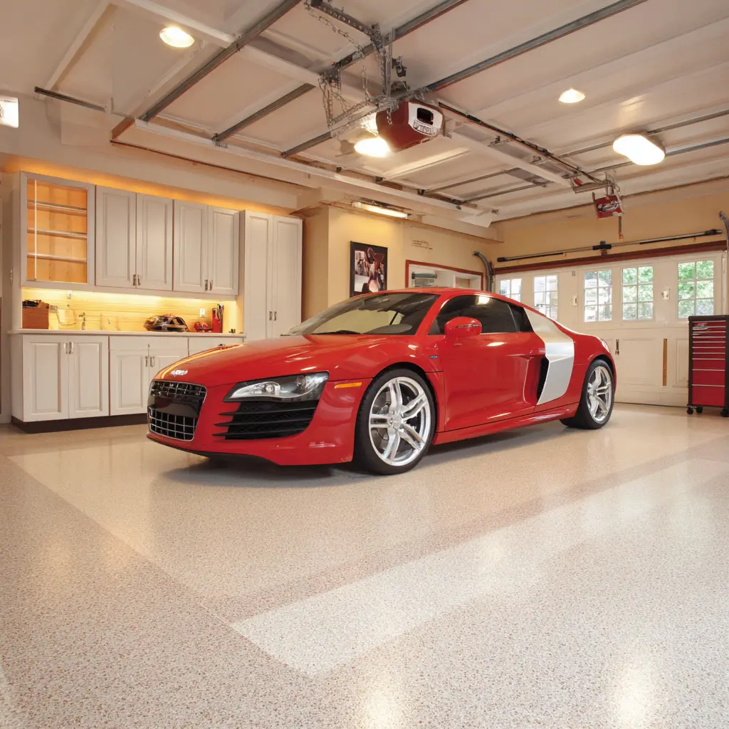 Troweled Quartz Flooring