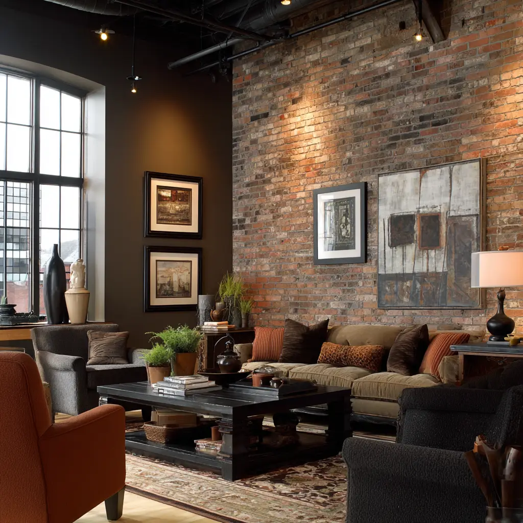 Try Brick or Faux Brick Walls