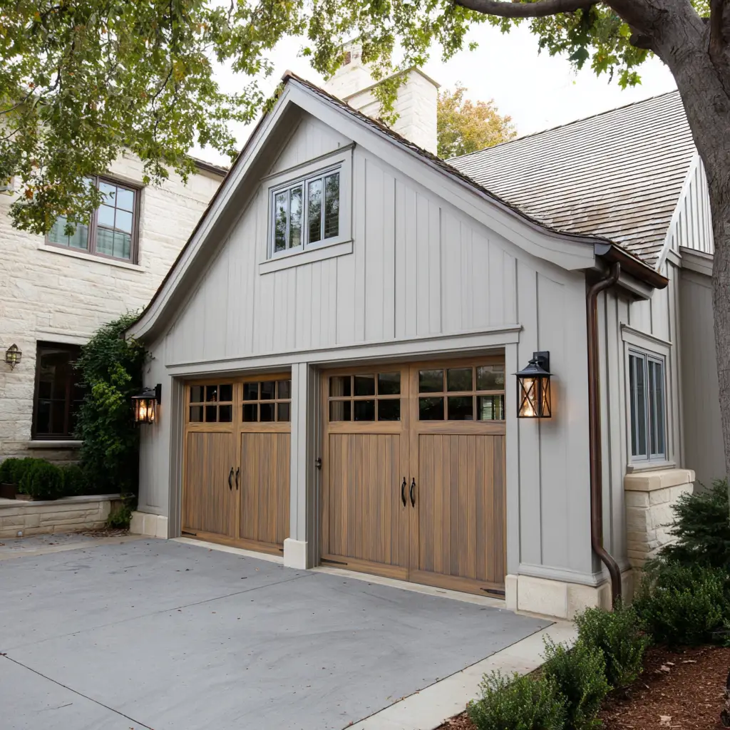 Two-Tone Garage Doors