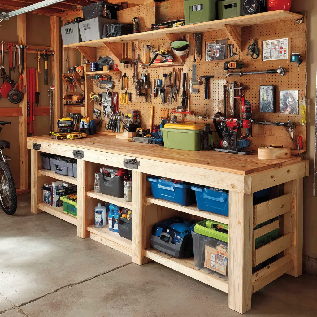 Under-Workbench Storage