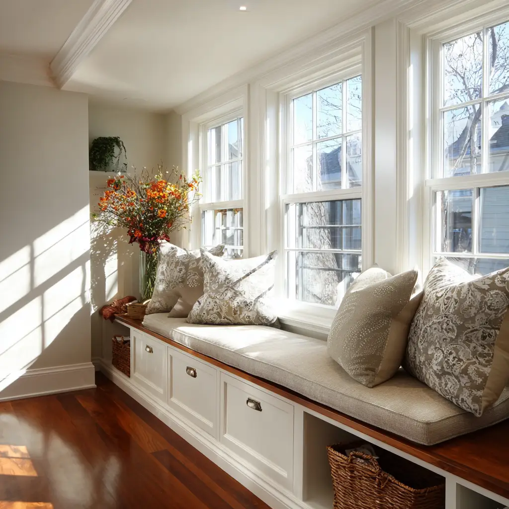 Under-window Storage Benches