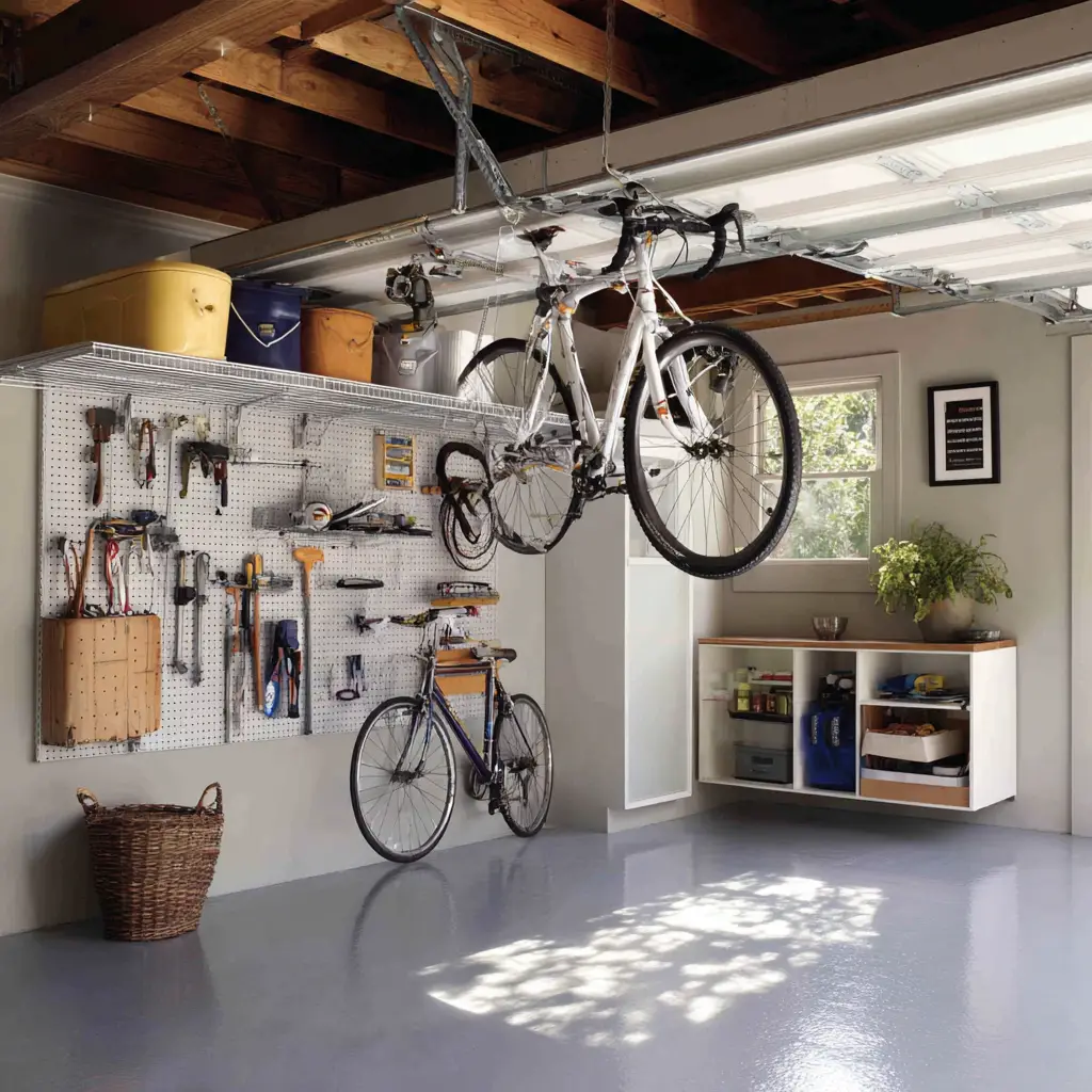 Use Ceiling Racks Creatively