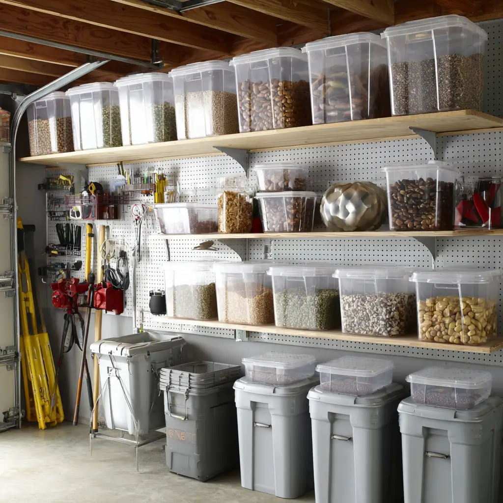 Use Clear Plastic Containers