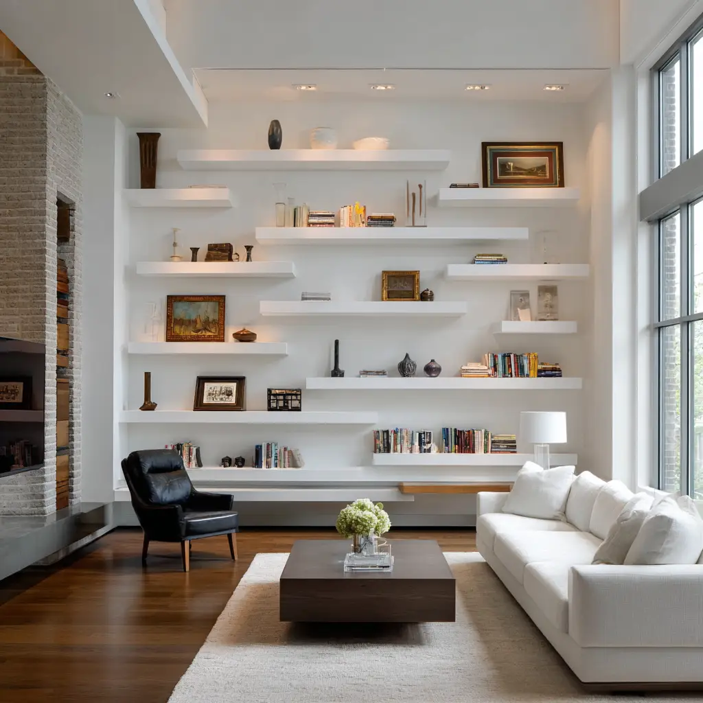 Use Floating Shelves