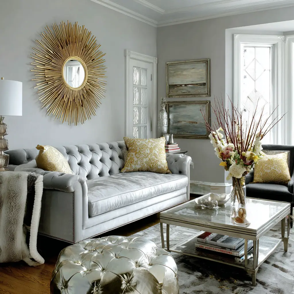 Use Metallic Accents