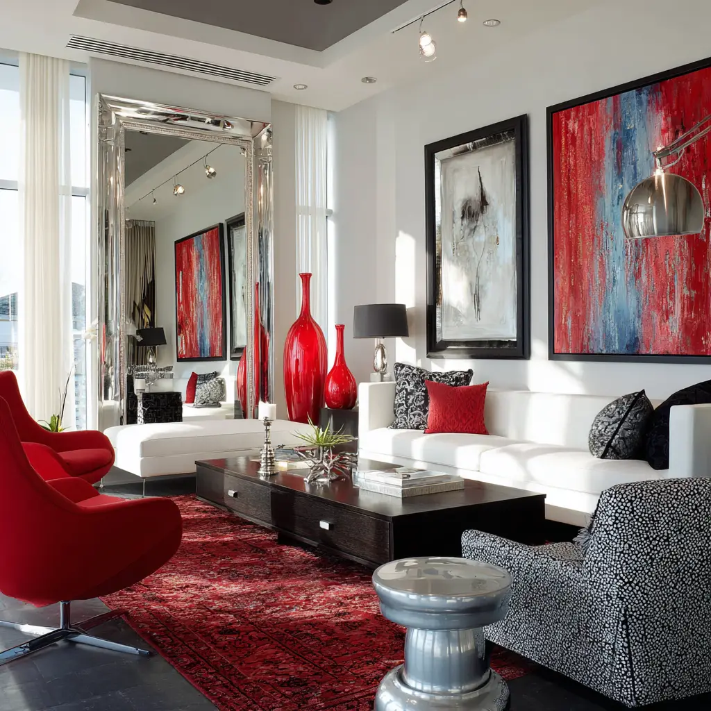 Use Mirrors or Glossy Surfaces