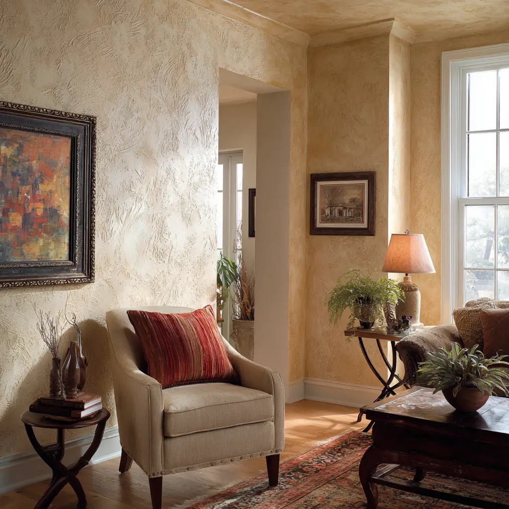 Use Textured Paint Finishes