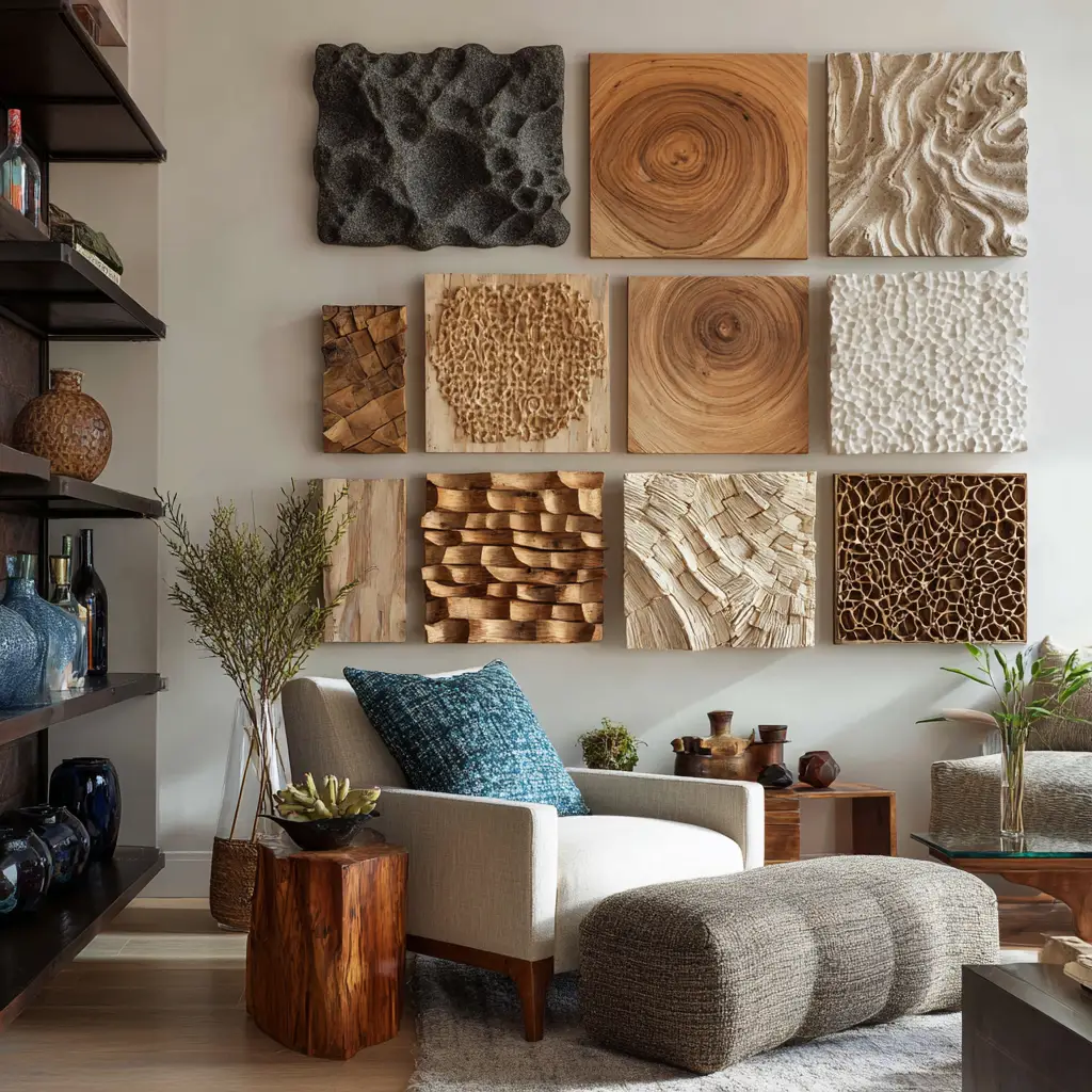 Use Textured Wall Hangings