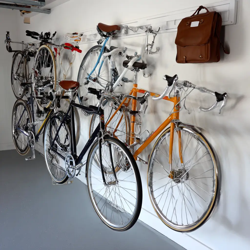 Use Vertical Bike Hooks