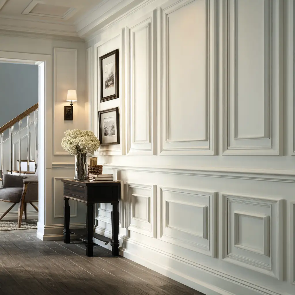 Use Wainscoting or Molding Details