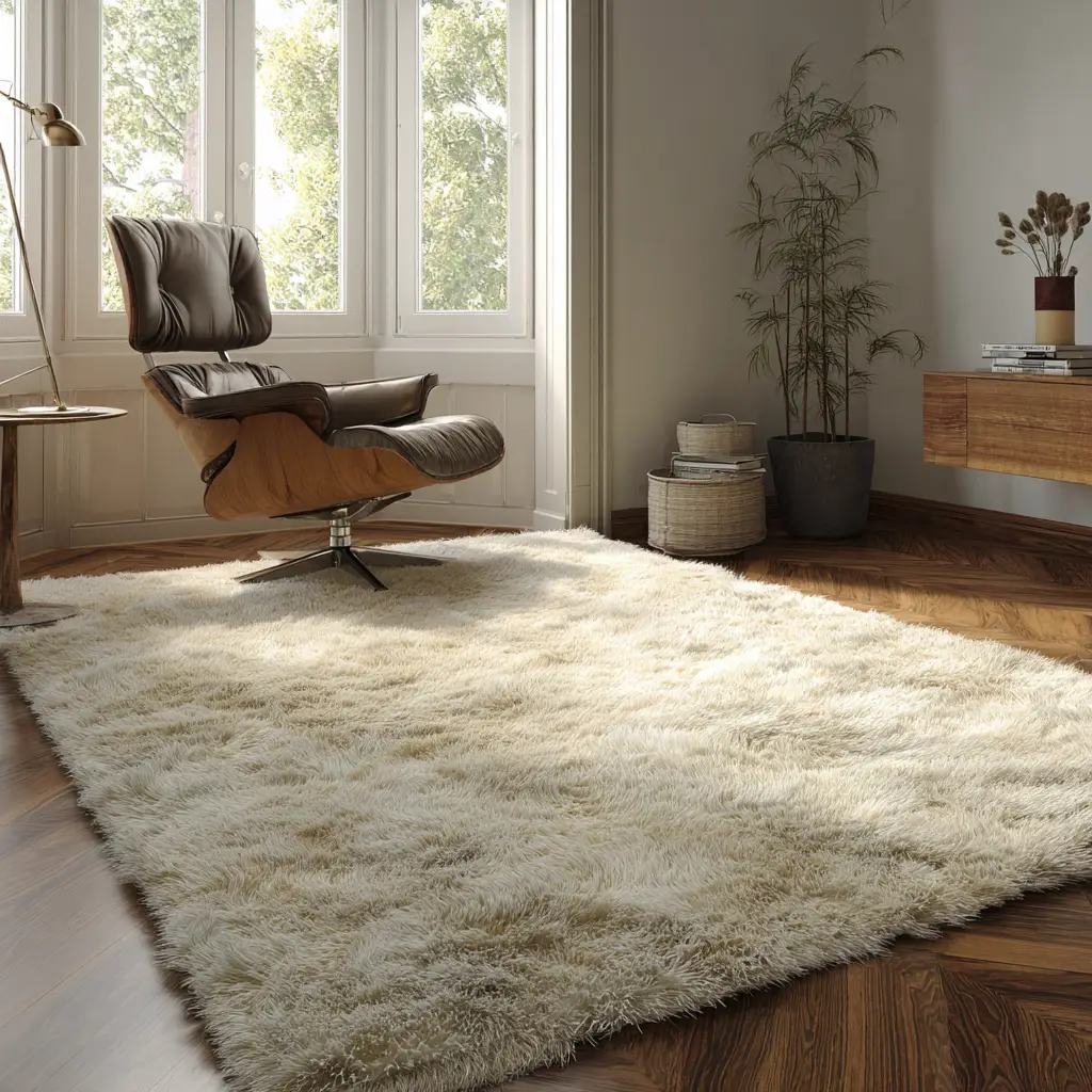 Use a High-Pile Rug for Comfort