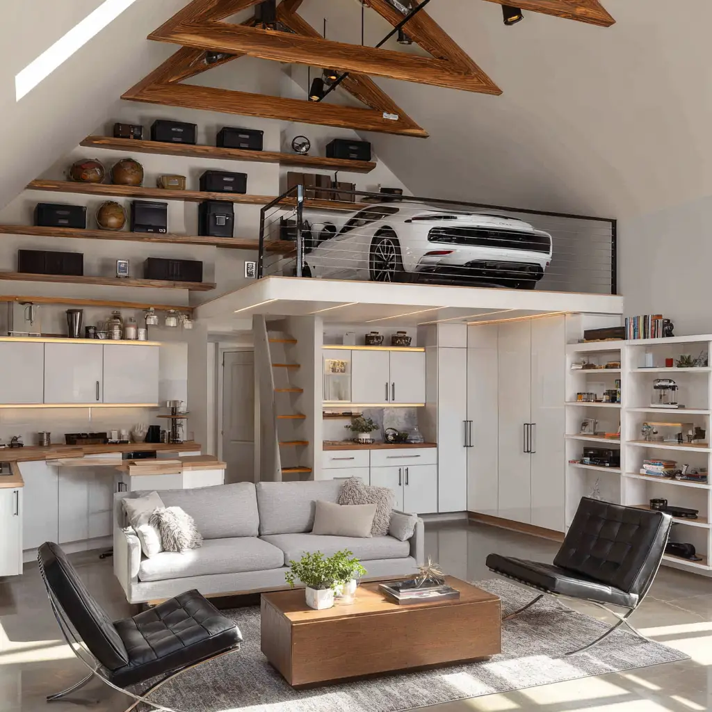 Use a Loft Storage Area