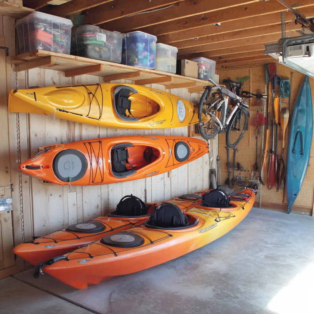 Vertical Kayak Storage