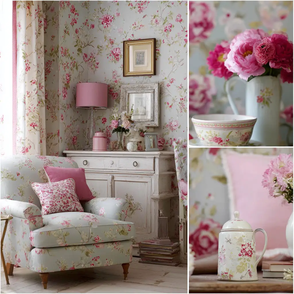 Vintage Floral China