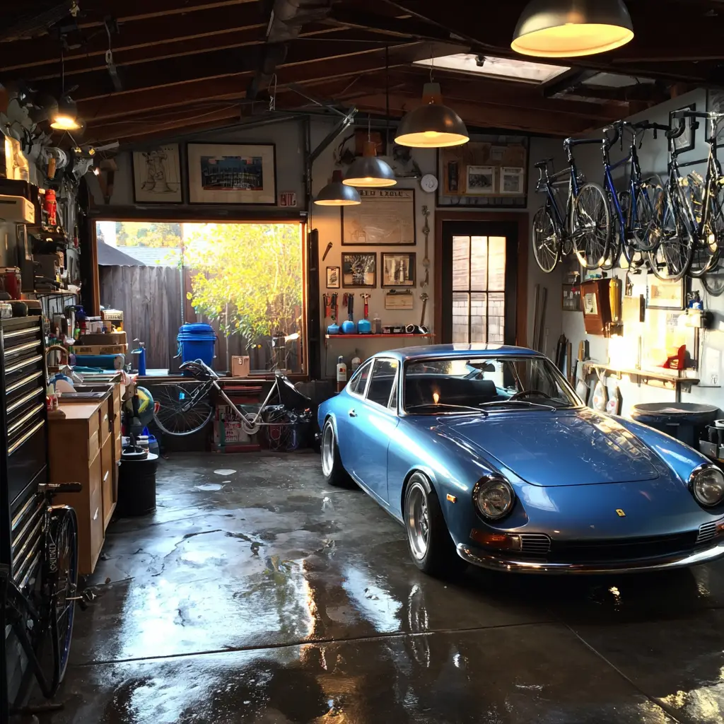 Vintage Garage Setup