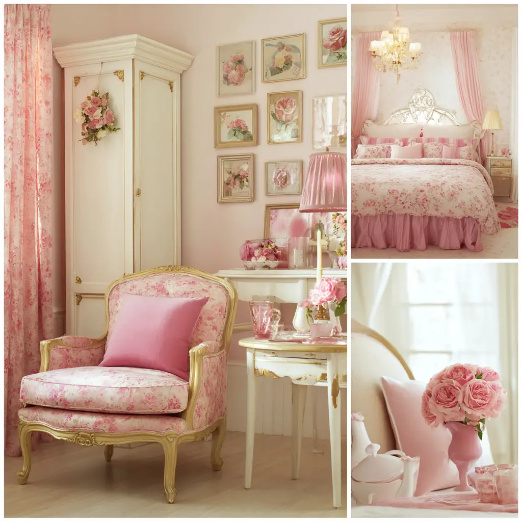 Vintage Pink Accents