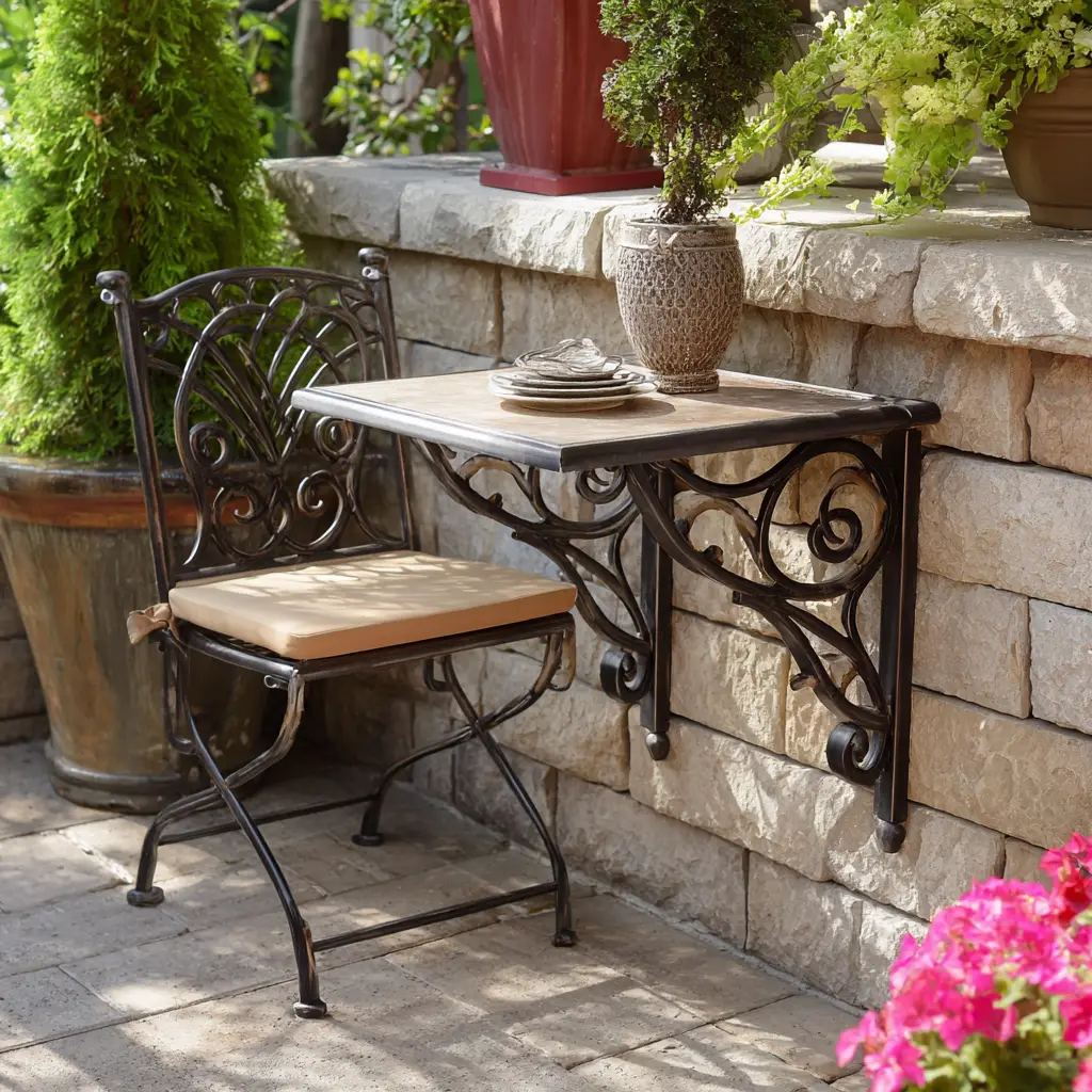 Wall Brackets for Patio Chairs