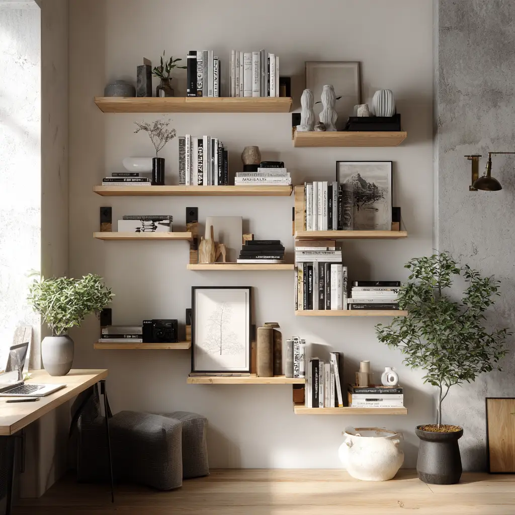 Wall-Mounted Shelves