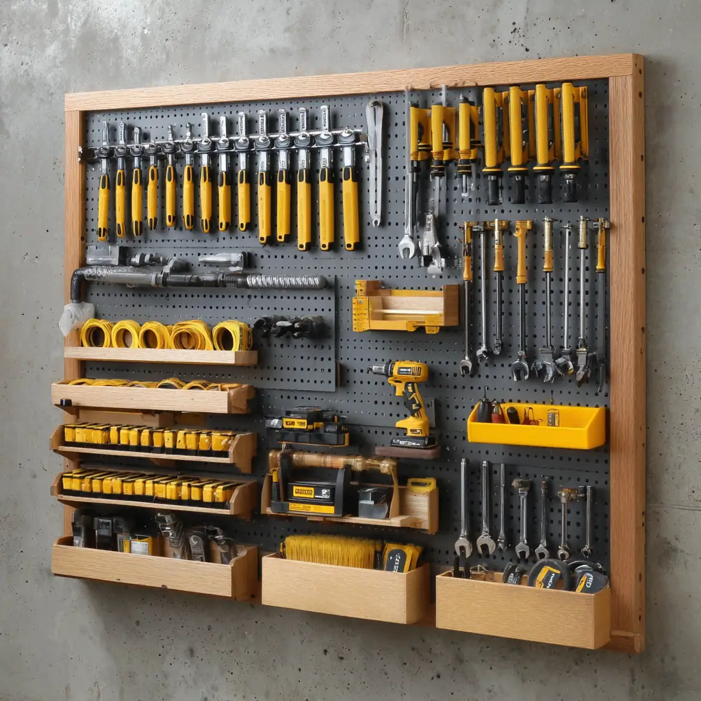 Wall-Mounted Tool Racks