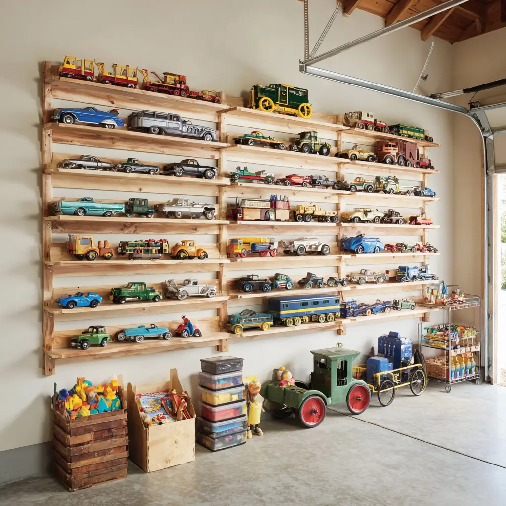 Wall-Mounted Toy Racks