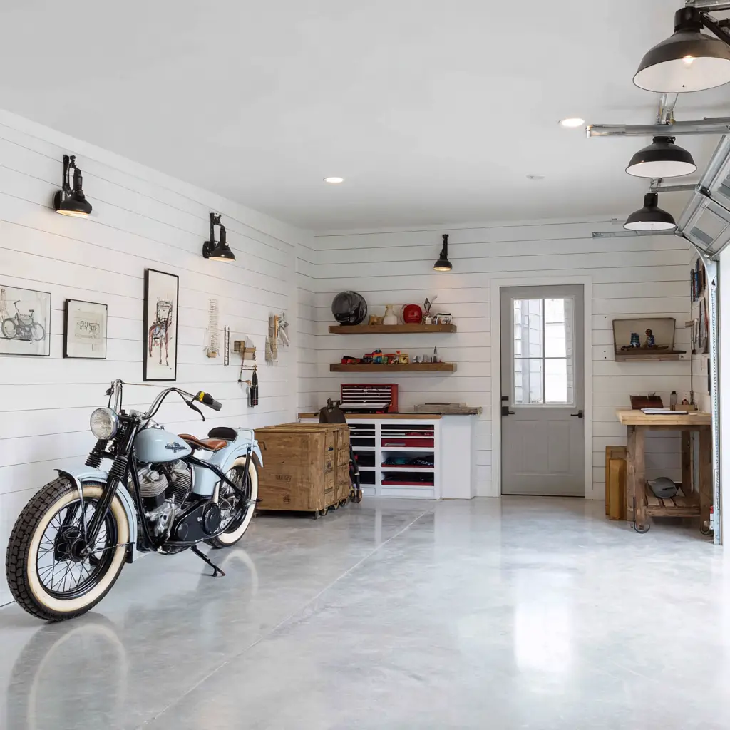 White Shiplap Walls